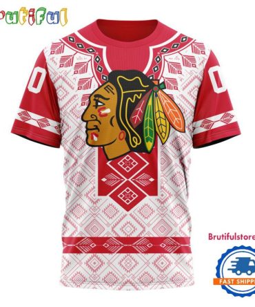 Nhl Chicago Blackhawks Hockey Team Native Heritage Design T Shirt, Hoodie, Sweatshirt