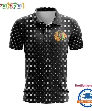 Nhl Chicago Blackhawks Hockey Team Polo Shirt