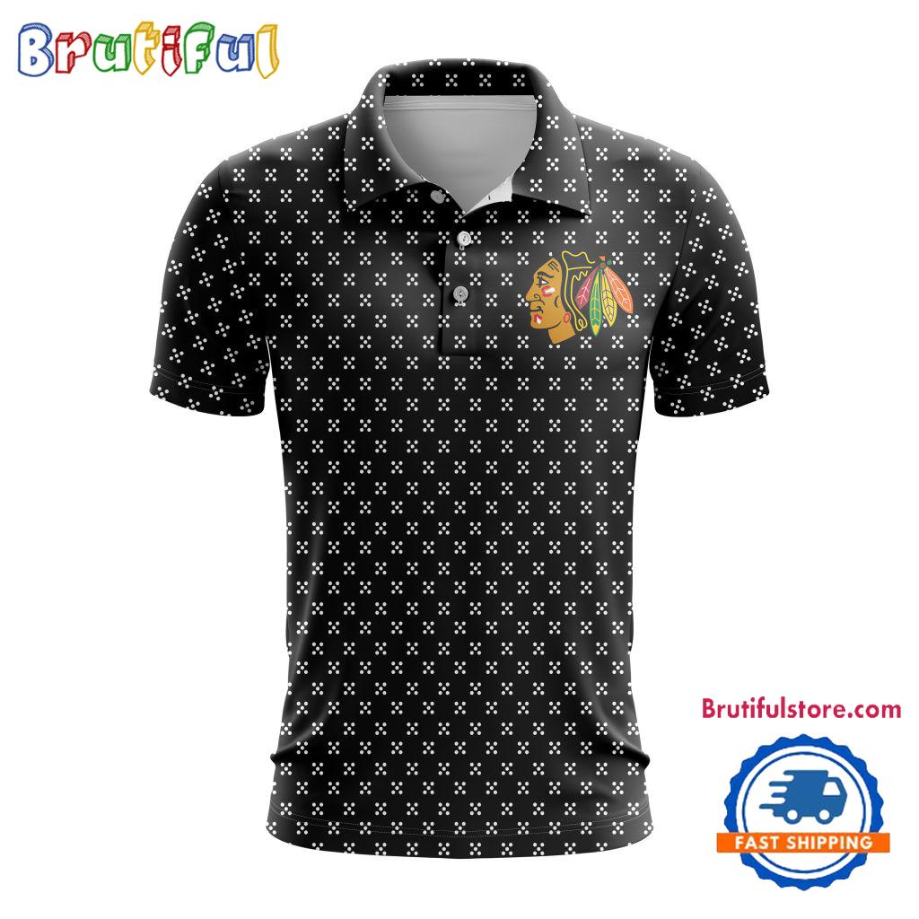 Nhl Chicago Blackhawks Hockey Team Polo Shirt