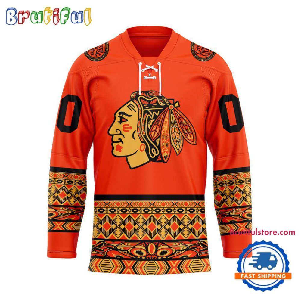 Nhl Chicago Blackhawks National Day For Truth And Reconciliation Design Hockey Jersey, Sport Jersey Shirt