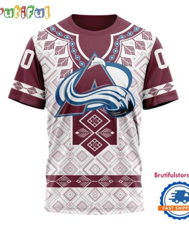 Nhl Colorado Avalanche Hockey Team Native Heritage Design T Shirt, Hoodie, Sweatshirt