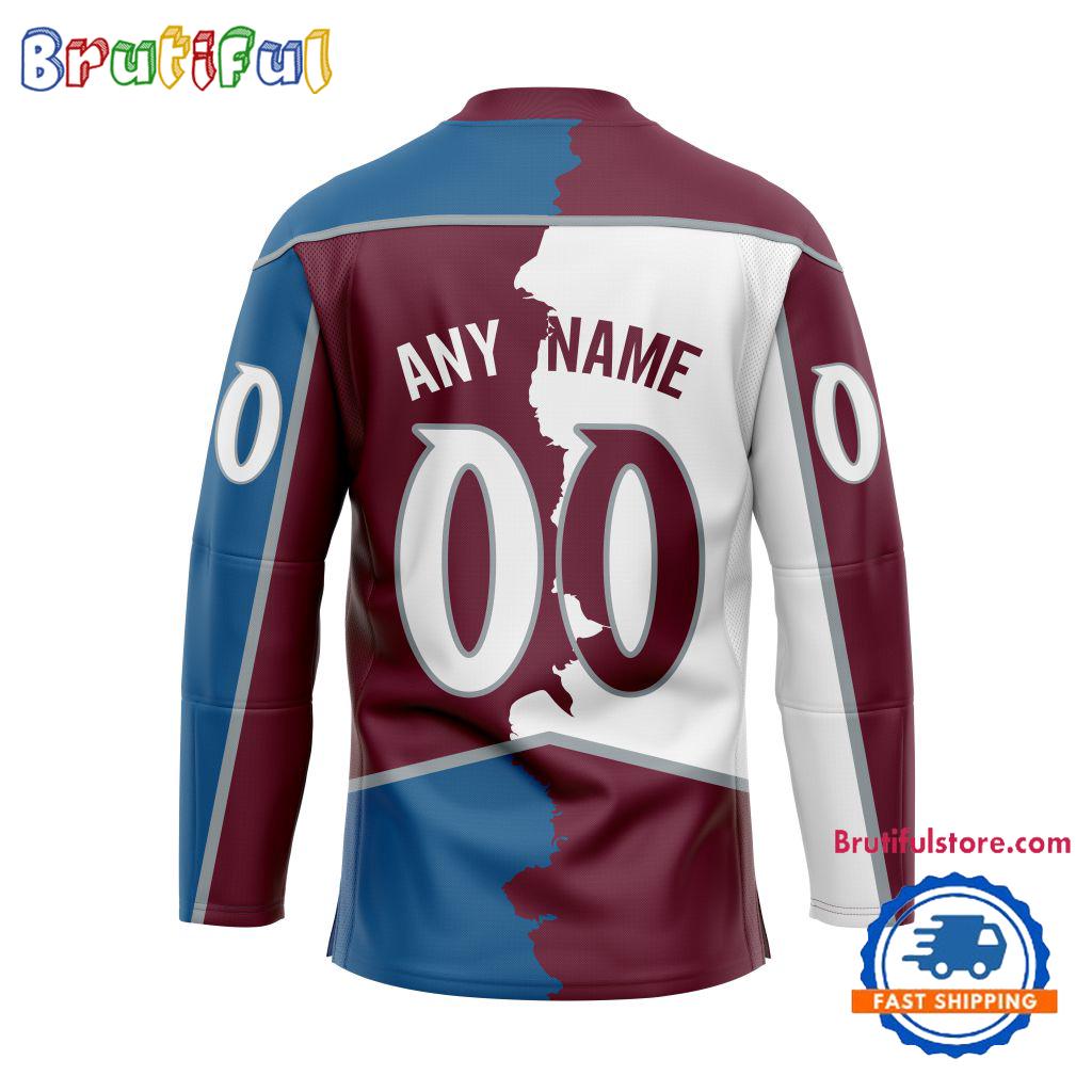 Nhl Colorado Avalanche Home Mix Away Hockey Jersey - Image 2