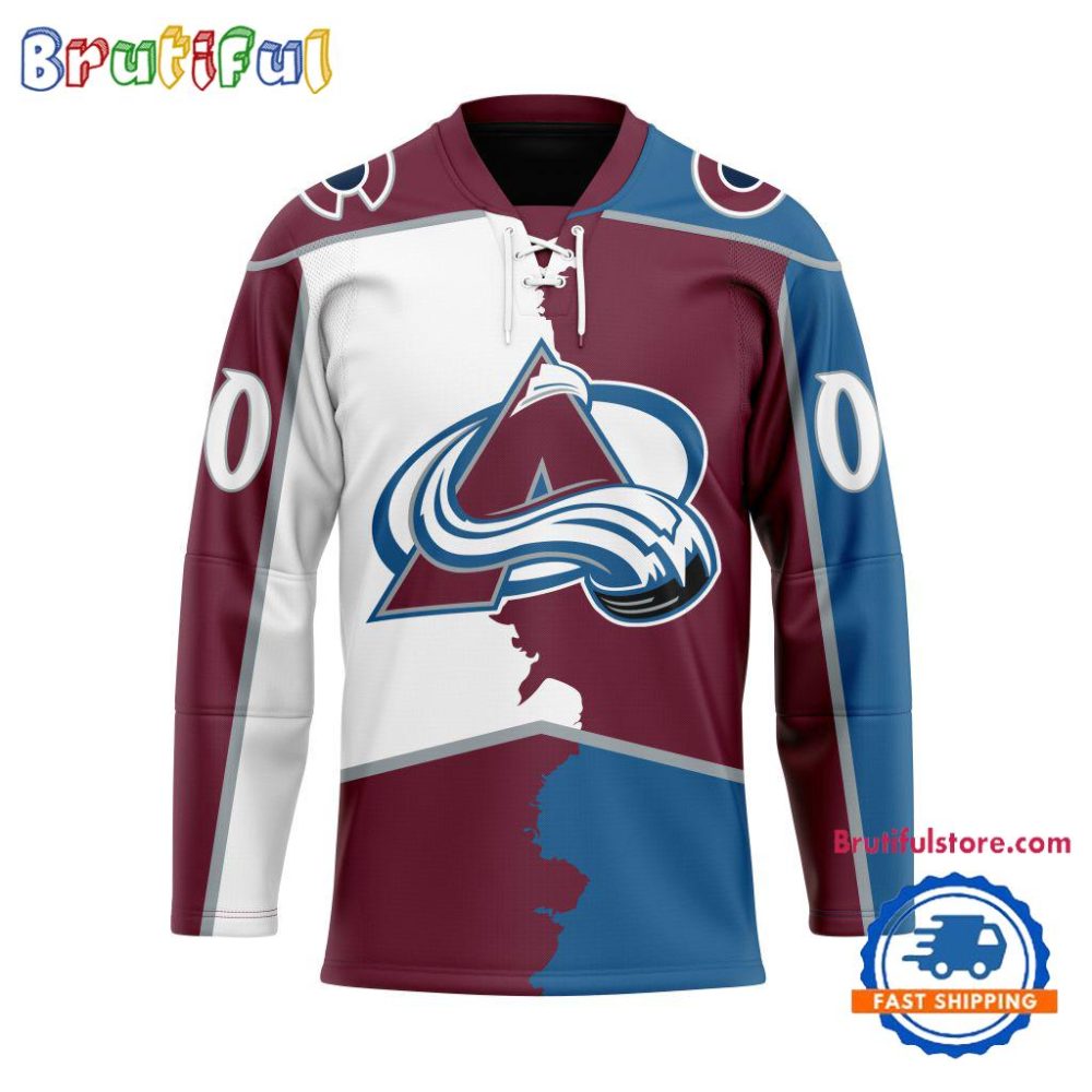 Nhl Colorado Avalanche Home Mix Away Hockey Jersey