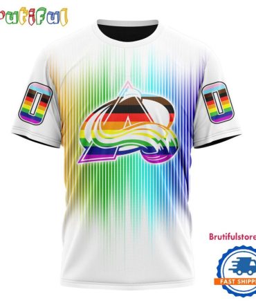 Nhl Colorado Avalanche Special Lgbt Design For Pride Month T Shirt, Sweatshirt, Hoodie