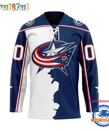 Nhl Columbus Blue Jackets Home Mix Away Hockey Jersey