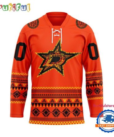 Nhl Dallas Stars National Day For Truth And Reconciliation Design Hockey Jersey, Sport Jersey Shirt