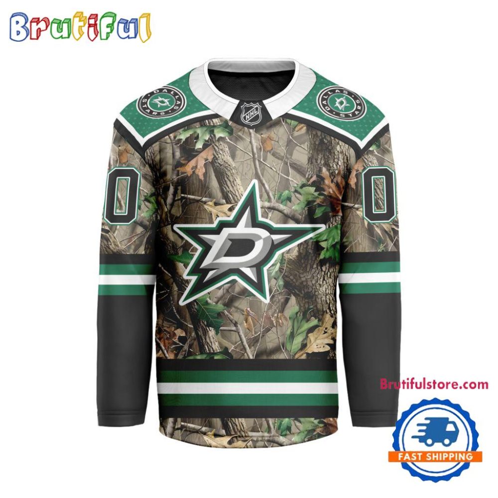 Nhl Dallas Stars Special Realtree Camo Hunting Hockey Jersey