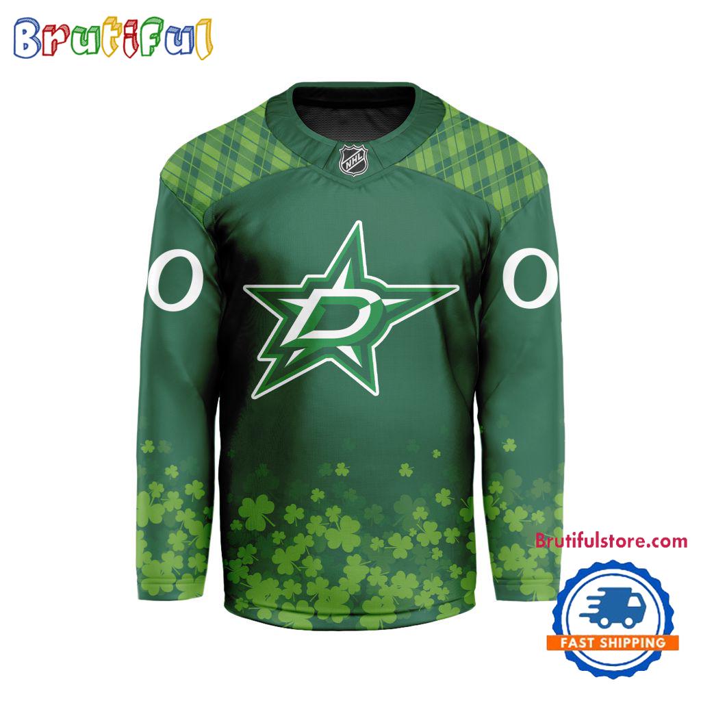 Nhl Dallas Stars St.patrick's Day Hockey Jersey, Nhl Patricks Day Jersey