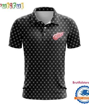 Nhl Detroit Red Wings Hockey Team Polo Shirt