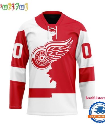 Nhl Detroit Red Wings Home Mix Away Hockey Jersey