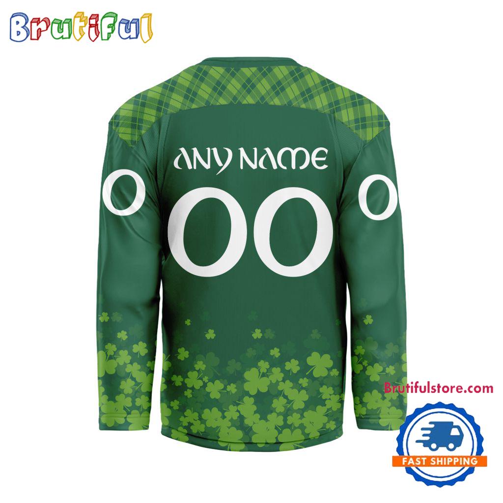 Nhl Detroit Red Wings St.patrick's Day Hockey Jersey, Nhl Patricks Day Jersey - Image 2