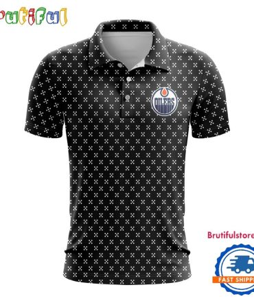 Nhl Edmonton Oilers Hockey Team Polo Shirt