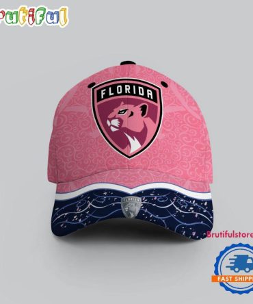 Nhl Florida Panthers Hockey Fights Against Cancer Design Cap