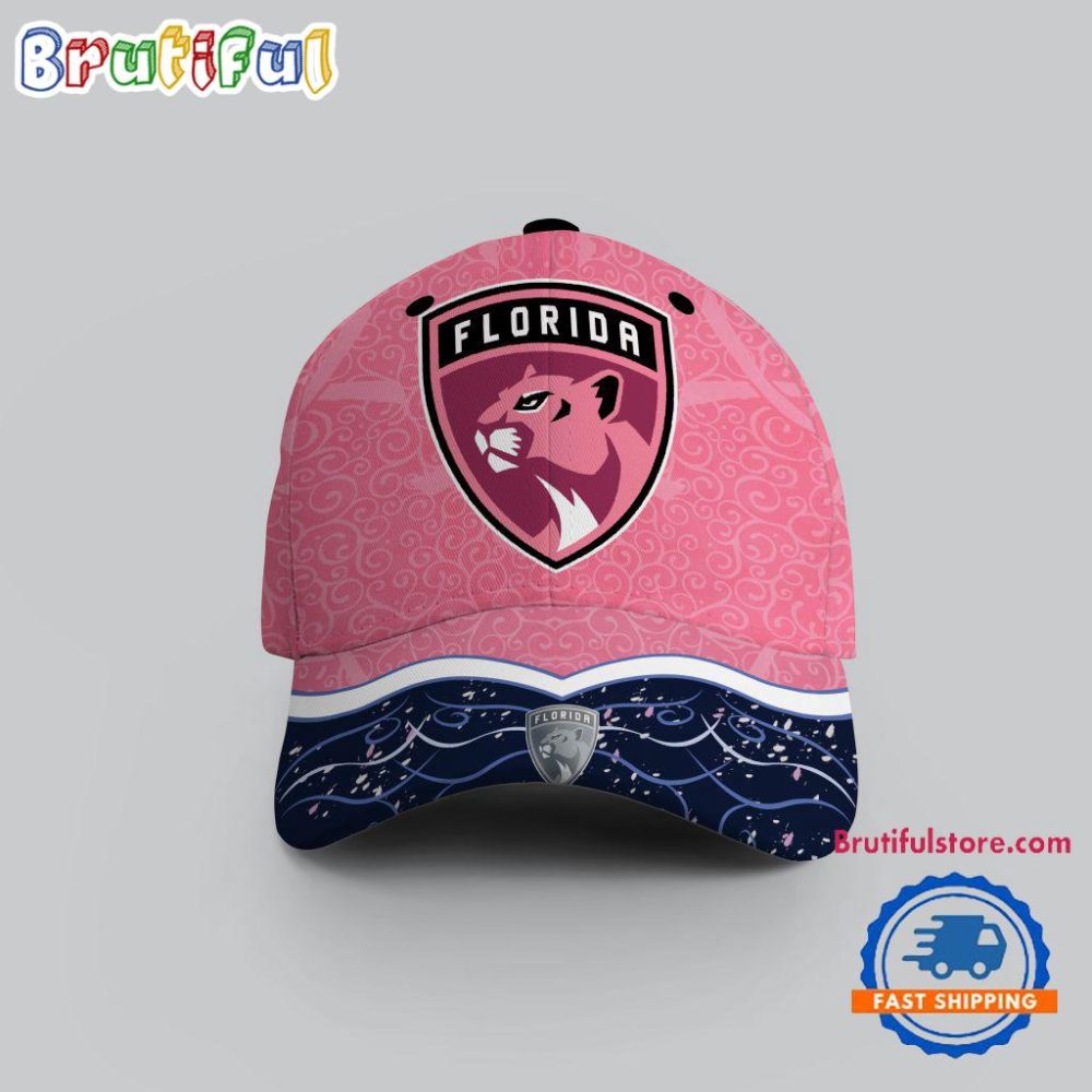 Nhl Florida Panthers Hockey Fights Against Cancer Design Cap