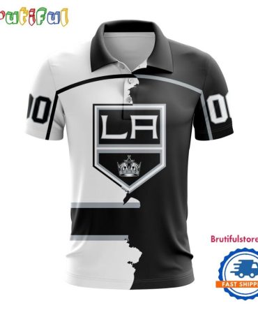 Nhl Los Angeles Kings Personalize Home Mix Away Kits Polo Shirts