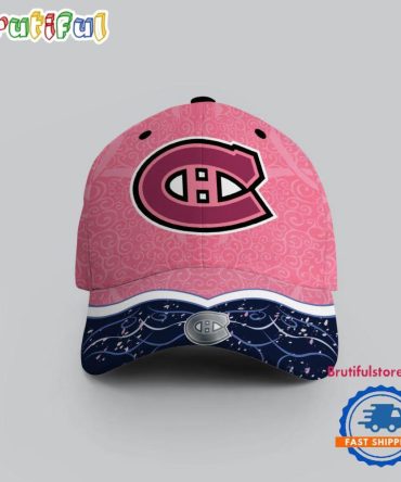 Nhl Montreal Canadiens Hockey Fights Against Cancer Design Cap