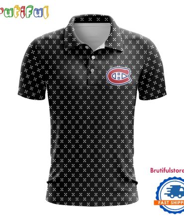 Nhl Montreal Canadiens Hockey Team Polo Shirt