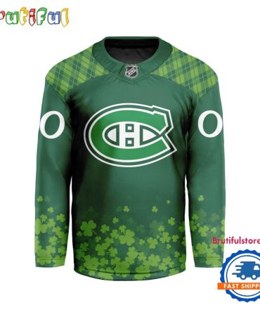 Nhl Montreal Canadiens St.patrick's Day Hockey Jersey, Nhl Patricks Day Jersey