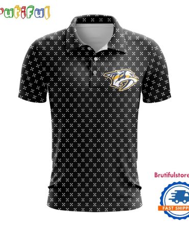 Nhl Nashville Predators Hockey Team Polo Shirt