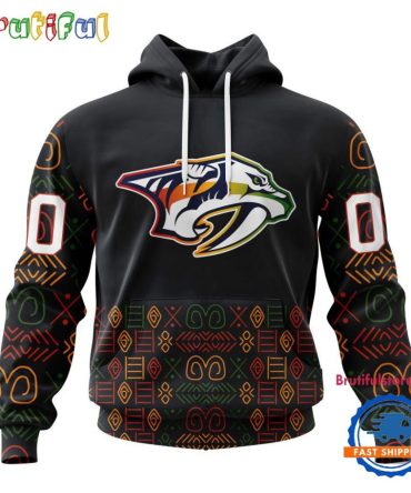 Nhl Nashville Predators Special Design For Black History Month Hoodie, Tshirt, Sweatshirt