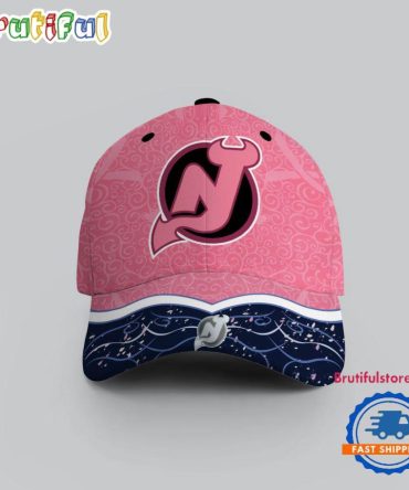 Nhl New Jersey Devils Hockey Fights Against Cancer Design Cap