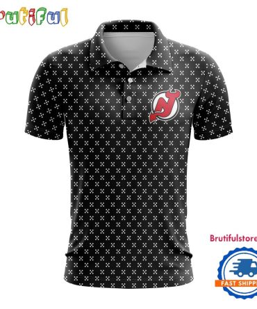 Nhl New Jersey Devils Hockey Team Polo Shirt