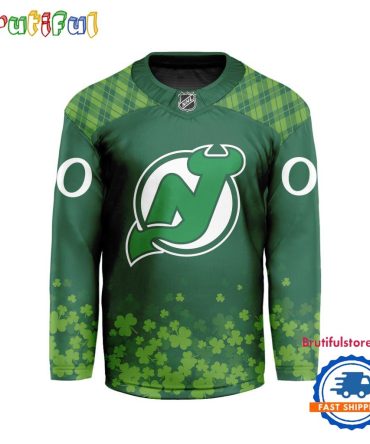 Nhl New Jersey Devils St.patrick's Day Hockey Jersey, Nhl Patricks Day Jersey
