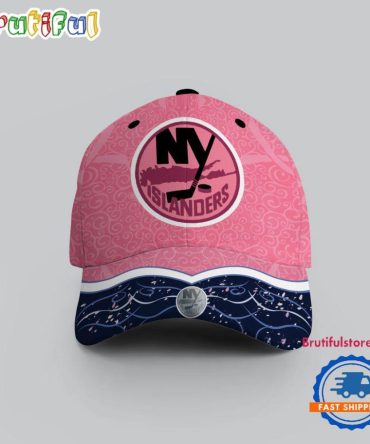 Nhl New York Islanders Hockey Fights Against Cancer Design Cap