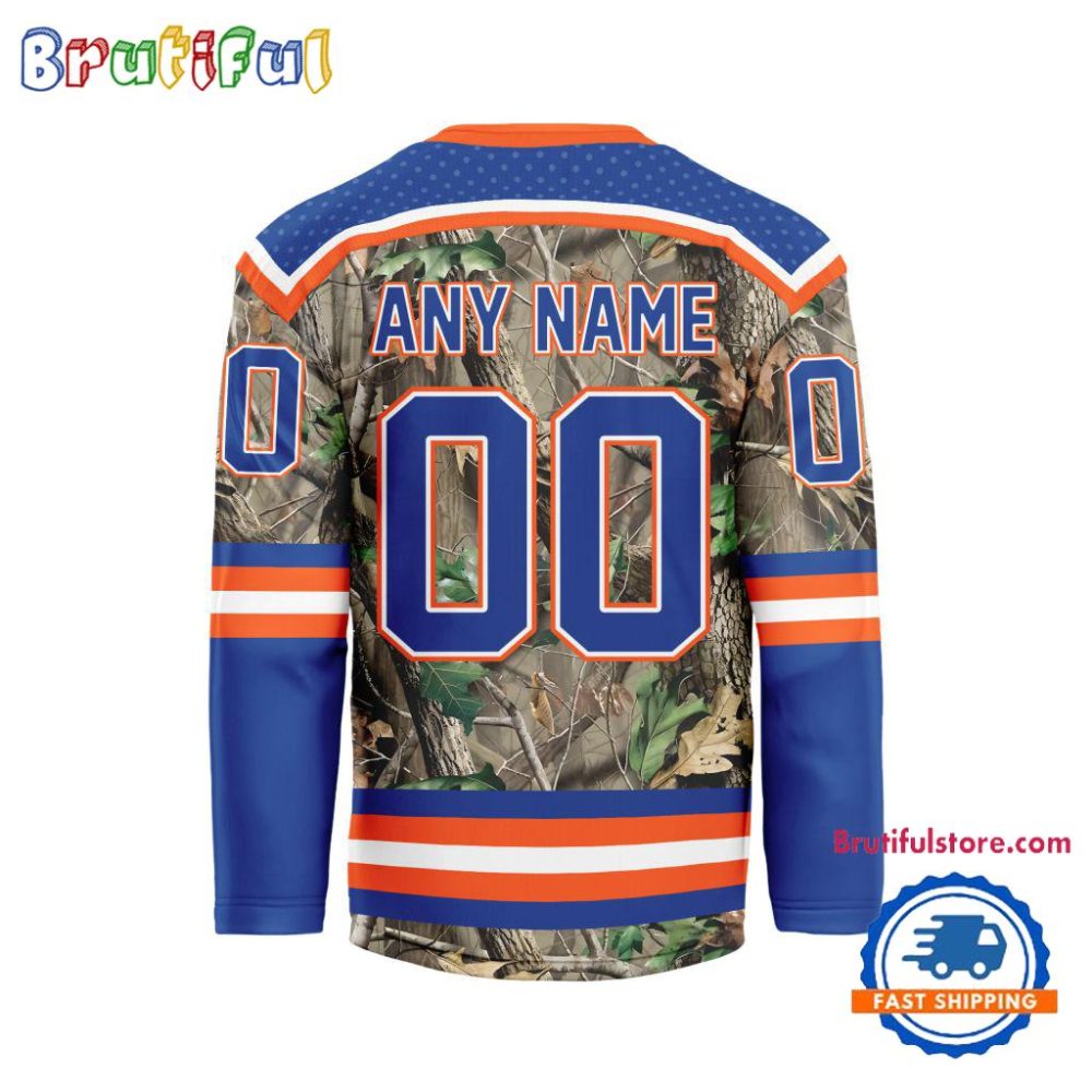 Nhl New York Islanders Special Realtree Camo Hunting Hockey Jersey - Image 2