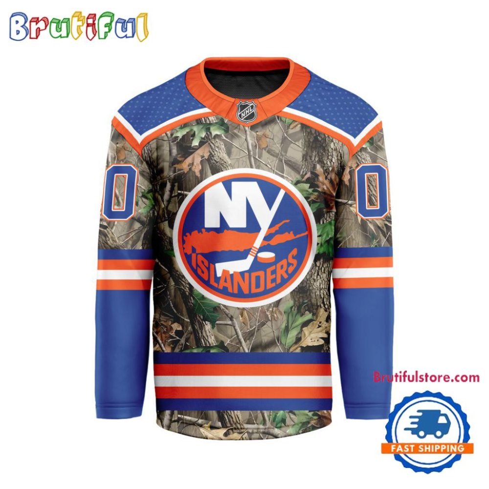 Nhl New York Islanders Special Realtree Camo Hunting Hockey Jersey