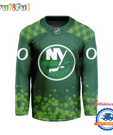 Nhl New York Islanders St.patrick's Day Hockey Jersey, Nhl Patricks Day Jersey