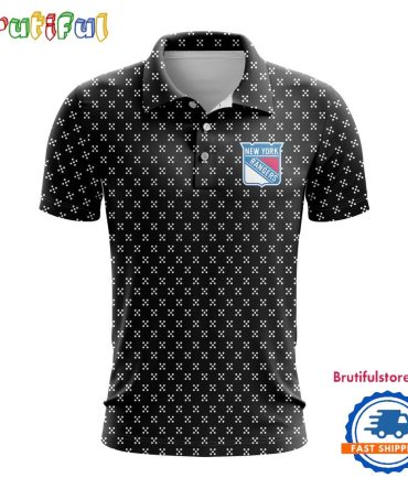 Nhl New York Rangers Hockey Team Polo Shirt