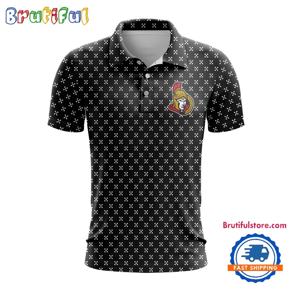 Nhl Ottawa Senators Hockey Team Polo Shirt