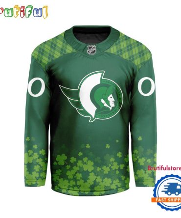 Nhl Ottawa Senators St.patrick's Day Hockey Jersey, Nhl Patricks Day Jersey