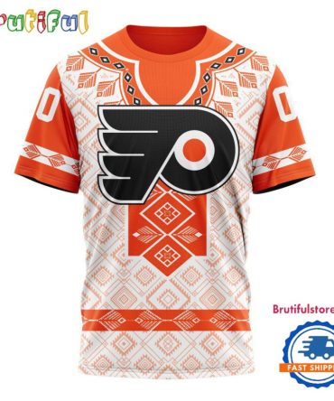 Nhl Philadelphia Flyers Hockey Team Native Heritage Design T Shirt, Hoodie, Sweatshirt