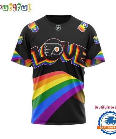 Nhl Philadelphia Flyers Lover Lgbt Pride Month Personalized T Shirt, Hoodie, Sweatshirt