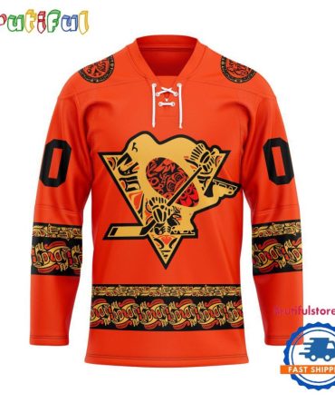 Nhl Pittsburgh Penguins National Day For Truth And Reconciliation Design Hockey Jersey, Sport Jersey Shirt