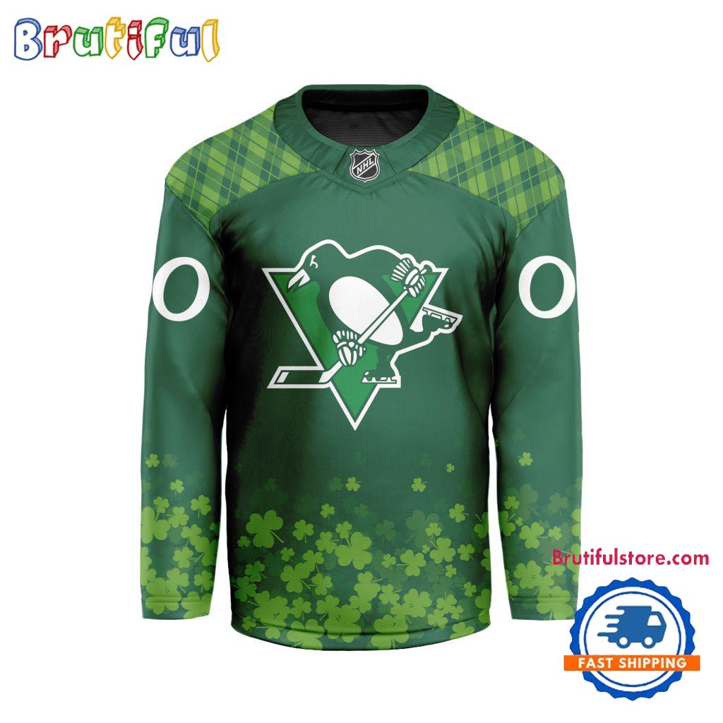 Nhl Pittsburgh Penguins St.patrick's Day Hockey Jersey, Nhl Patricks Day Jersey