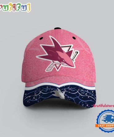 Nhl San Jose Sharks Hockey Fights Against Cancer Design Cap