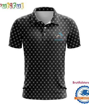 Nhl San Jose Sharks Hockey Team Polo Shirt