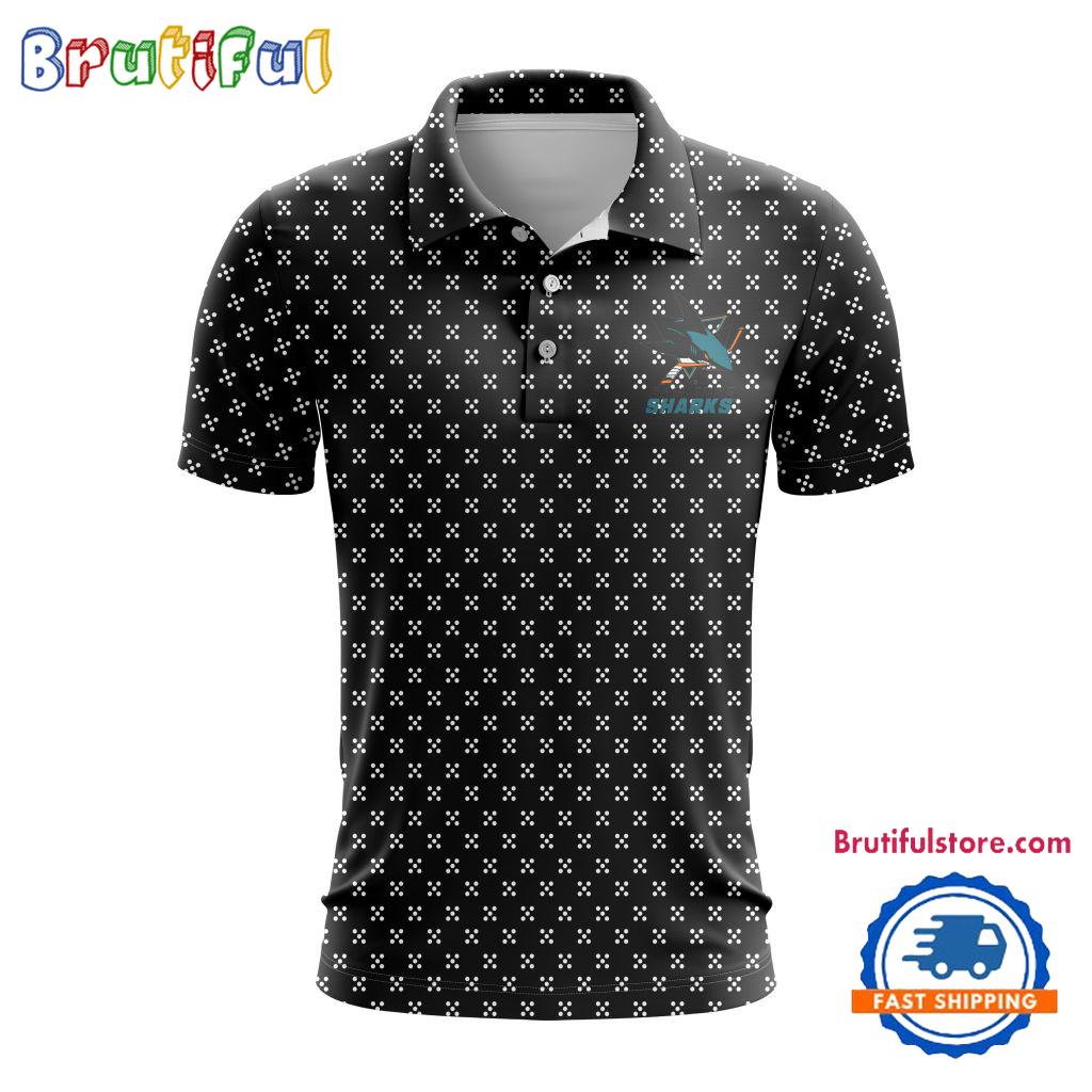 Nhl San Jose Sharks Hockey Team Polo Shirt