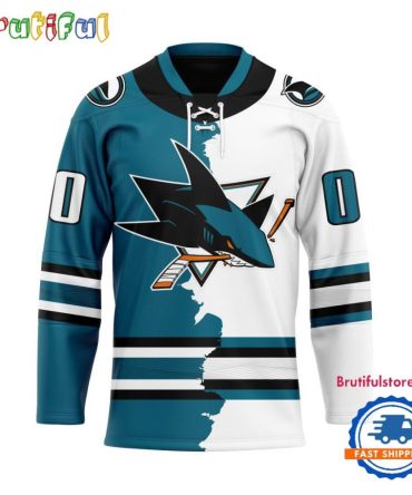 Nhl San Jose Sharks Home Mix Away Hockey Jersey
