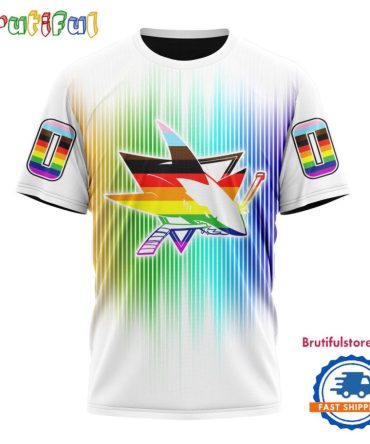 Nhl San Jose Sharks Special Lgbt Design For Pride Month T Shirt, Sweatshirt, Hoodie