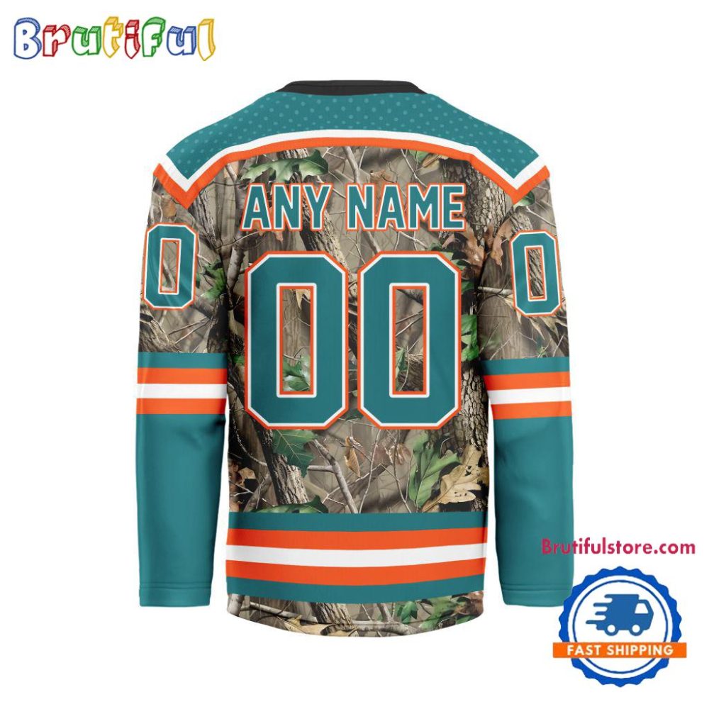 Nhl San Jose Sharks Special Realtree Camo Hunting Hockey Jersey - Image 2