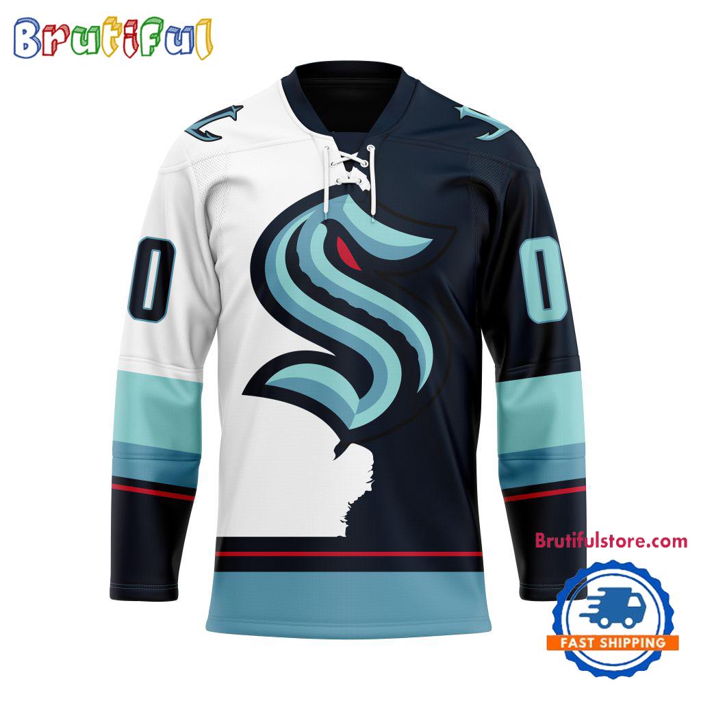 Nhl Seattle Kraken Home Mix Away Hockey Jersey