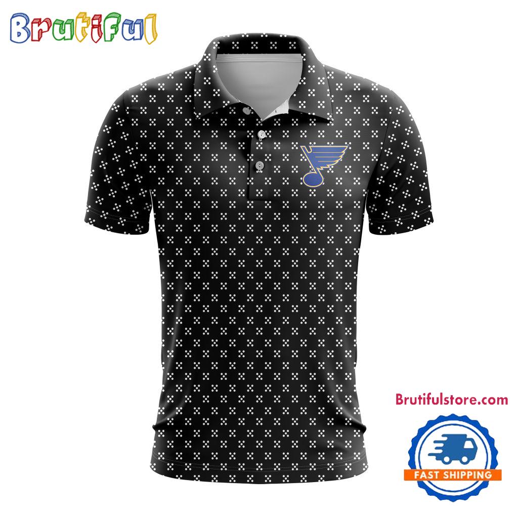 Nhl St. Louis Blues Hockey Team Polo Shirt