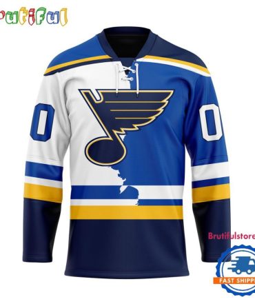 Nhl St. Louis Blues Home Mix Away Hockey Jersey