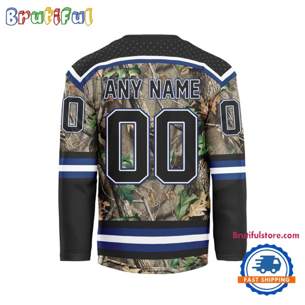 Nhl Tampa Bay Lightning Special Realtree Camo Hunting Hockey Jersey - Image 2