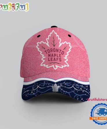 Nhl Toronto Maple Leafs Hockey Fights Against Cancer Design Cap