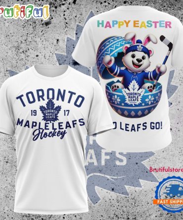 Nhl Toronto Maple Leafs Hockey Team Mascot Design Happy Easter Day T Shirt